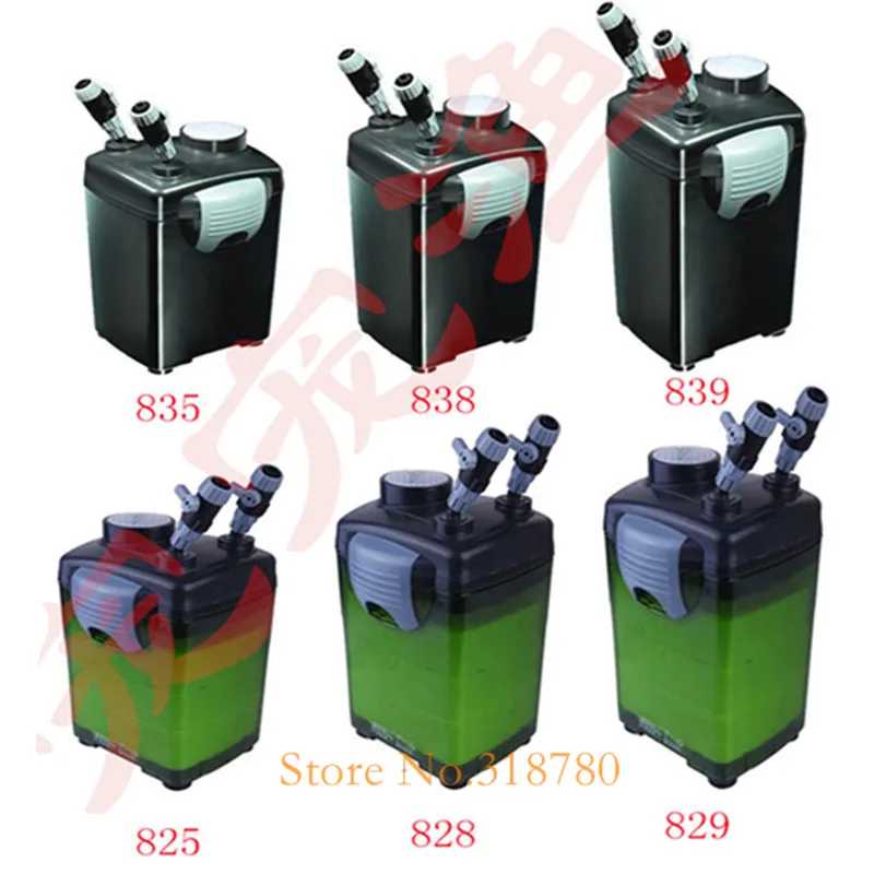 

JEBO 828 838 829 839 Aquarium External Canister Filter Super Quiet External Filter System Biochemical Filter Bucket