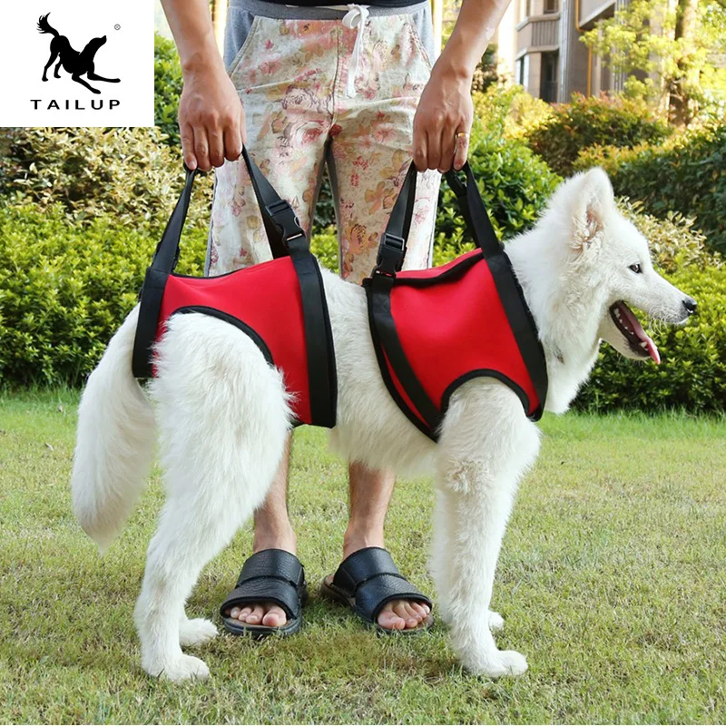 

Pet Dog Lift Harness Adjustable Mesh Lifts Support Vest Pet Help Products Dog Harness with a Handle Lifting Harness for Dogs