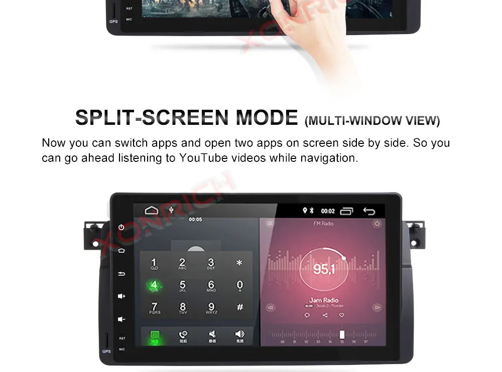 Clearance 9 Inch Android 8.0 Octa 8 Core 4G RAM car Multimedia player GPS Navigation for BMW E46 dvd 3 Series M3 Radio BT 26