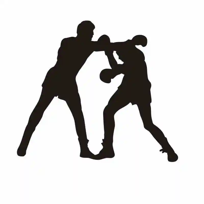 

DCTAL Boxing Glove Sticker Kick Boxer Play Car Decal Free Combat Posters Vinyl Striker Wall Decals Parede Decor Boxing Sticker