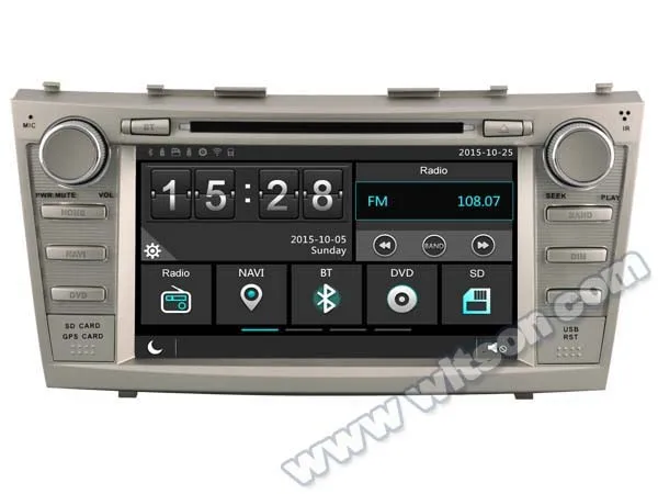 Best WITSON CAR DVD GPS RADIO for TOYOTA CAMRY New Technology+Capctive Screen+1080P+DSP WiFi/3G/DVR(optional) car stereo audio 21