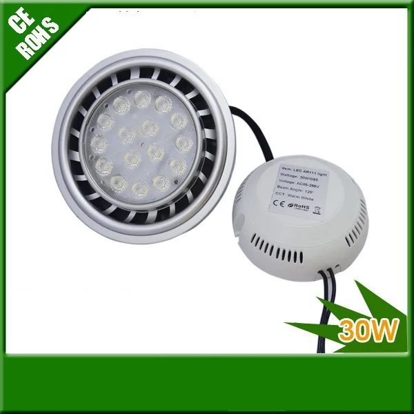 gegevens Verdeel geestelijke High power 30W led G53 AR111 spotlight osram leds AR111 lamp AC85 265V  external driver free shipping|led driver 12v dimmable|led driver  700madrivers usb 3d optical mouse - AliExpress