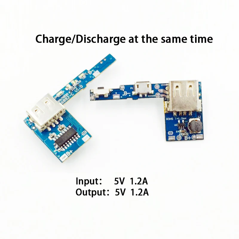 

5V 1A 1.2A Double USB Output for Xiaomi 16000mAh Mobile Power Bank Charger Module Step Up Boost Charging Circuit Board DIY