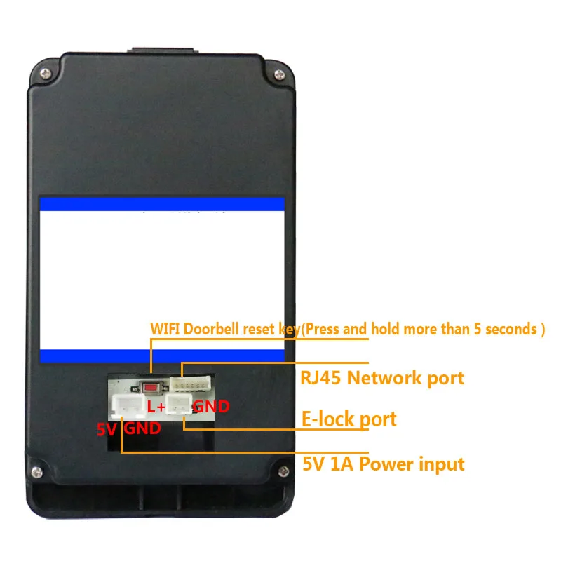 HD 720P беспроводной WIFI видео дверной звонок Домофон Система ночного видения