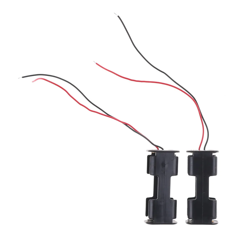 2pcs/lot RC Helicopter Plastic AA Battery Case Holder Storage Box with Wire Leads for Model Toy Car Spare Parts Accessoies | Игрушки и