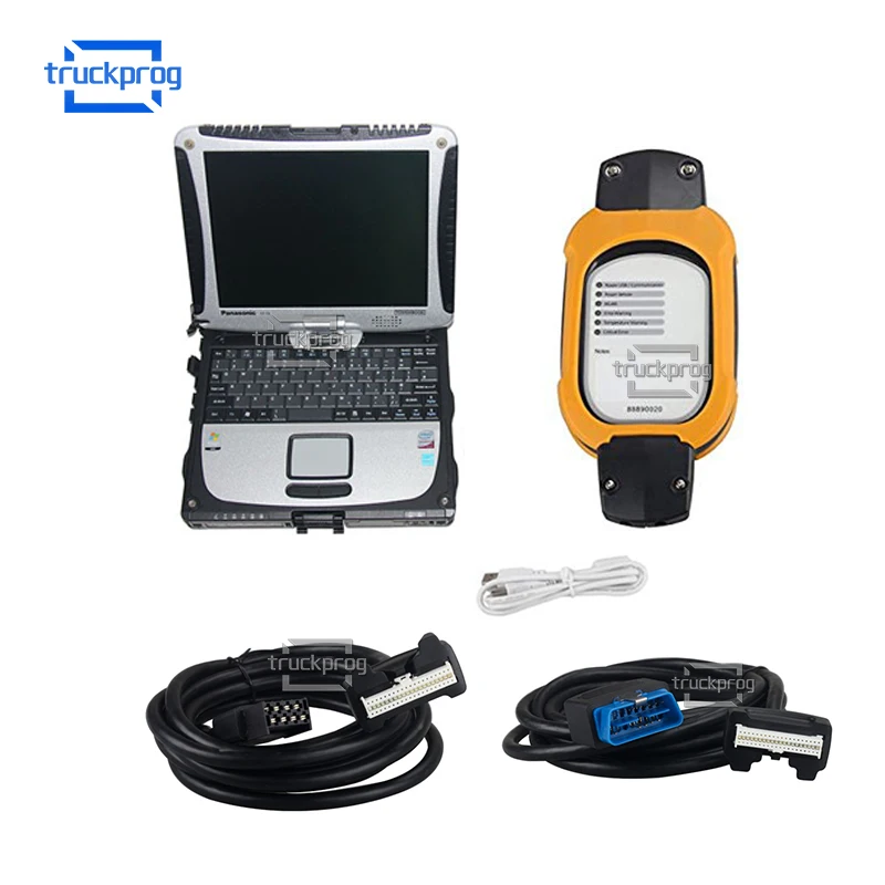 

for Vcads 88890020 kit Heavy Duty Trucks buses diagnostic tool with CF19 Laptop full fet