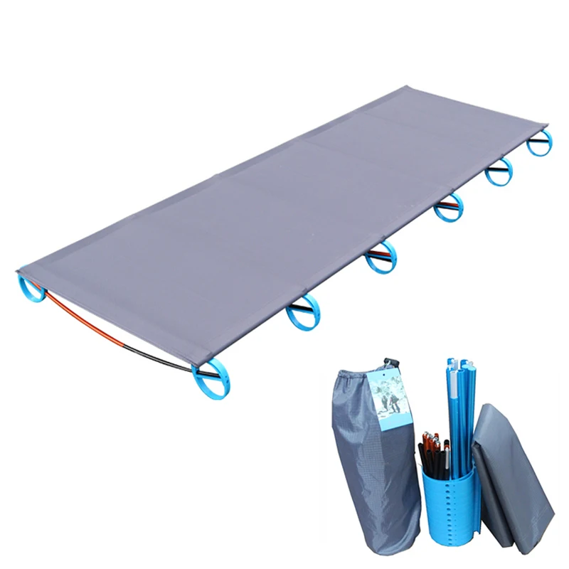 HOT! Camping Mat Ultralight Sturdy Comfortable Portable Single Folding Camp Bed Cot Sleeping Outdoor With Aluminium Frame HOT! Camping Mat Ultralight Sturdy Comfortable Portable Single Folding Camp Bed Cot Sleeping Outdoor With Aluminium Frame