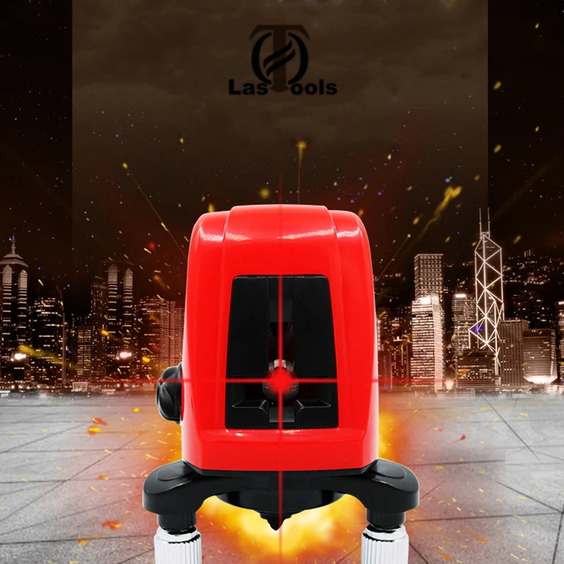

FC-435 Cross Line Laser Mini Portable 3D Self-Leveling Red Laser Level 635nm Device 360 Distance Meter for Laser Line Measure