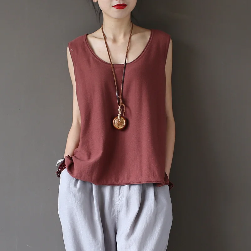 

2017 Spring Summer Sexy Tank Tops Women Sleeveless Round Neck Loose Quick Dry T Shirt Ladies Casual Cotton Shirts Vest Tshirt