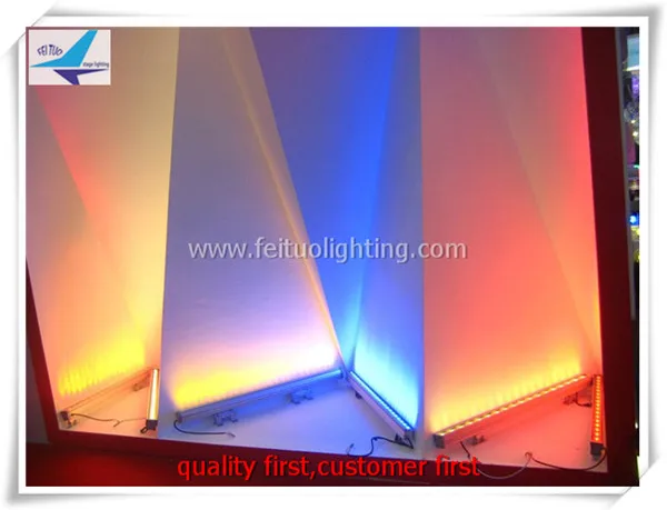 8 шт./партия flycase открытый светодиодный 36X3 Вт напольный светильник wallaмыватель RGB 3 цвета сценическое здание Ландшафтные огни линейная лампа