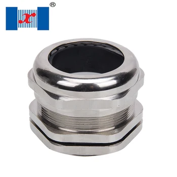 

2Pcs M48*1.5 25-33mm Nickle Brass Metal Waterproof Cable Gland Connector IP68