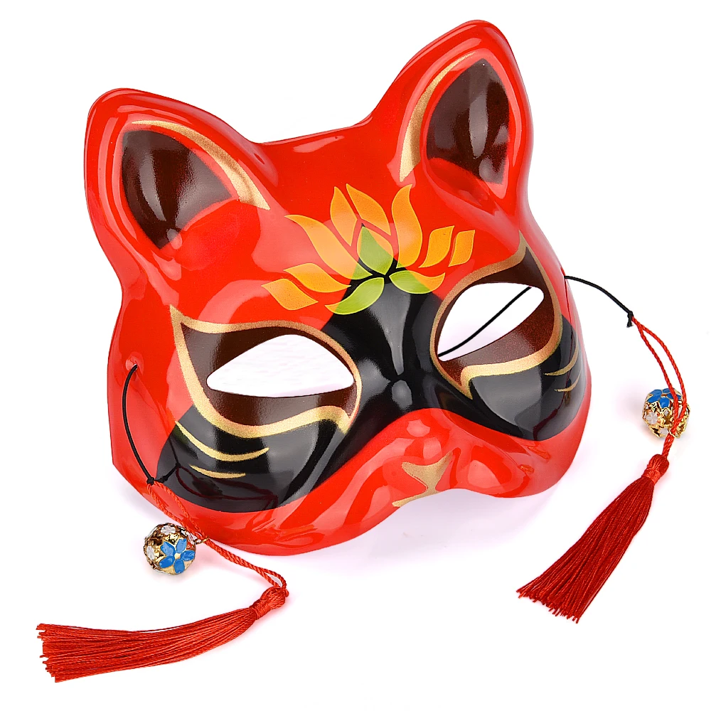 

Halloween Mask Cat Face Party Masks Anime Fox Cat Mascara Great Funny Masks Festival Cosplay Costume Supplies Glow In Dark