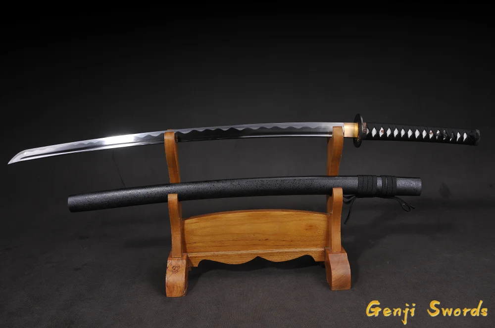 Handmade Full Tang Japanese Katana T10 Steel Real Samurai Sword Sharp Edge brave troops Iron Tsuba