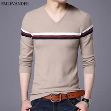 Trui heren/осенне-весенние свитера больших размеров, лоскутный свитер с v-образным вырезом для мужчин