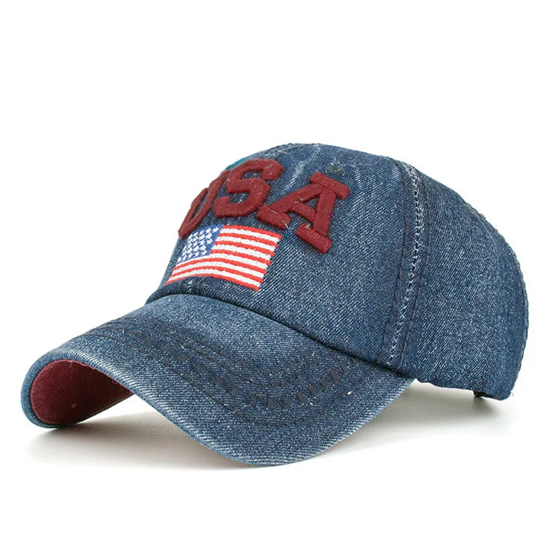 De la bandera americana del patrón Gorra de béisbol de los hombres de ocio al aire libre de EE. UU. Carta decoración de sombreros y gorras Gorra de Baseball De la bandera americana del patrón Gorra de béisbol de los hombres de ocio al aire libre de EE. UU. Carta decoración de sombreros y gorras Gorra de Baseball