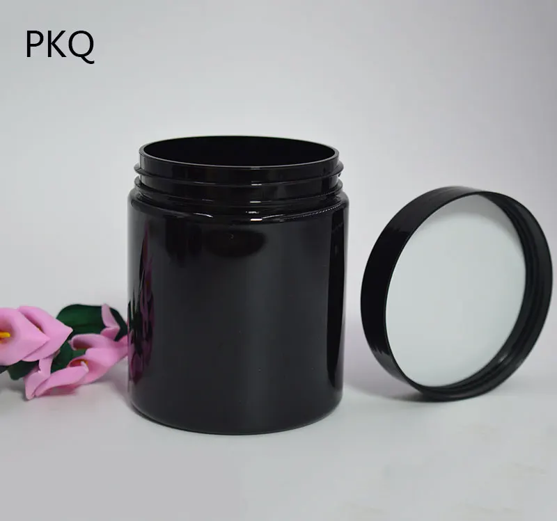 Download 10pcs Black Plastic Bottle 250ml PET Large Container ... Yellowimages Mockups