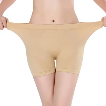 

Women Leggings Seamless Simple Mid-rise Waist Pants Hip Pant Girls Panties Short Skirt Under Short Slips Dropshipping