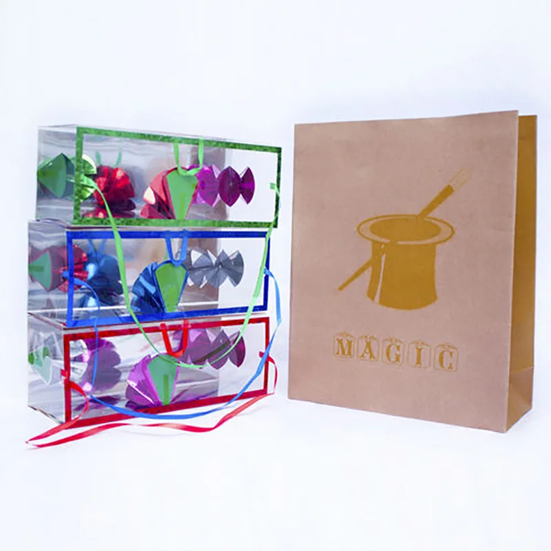 

The large Flower Box Production Dream Bag Magic Tricks Close Up Easy Magic Accessories large size