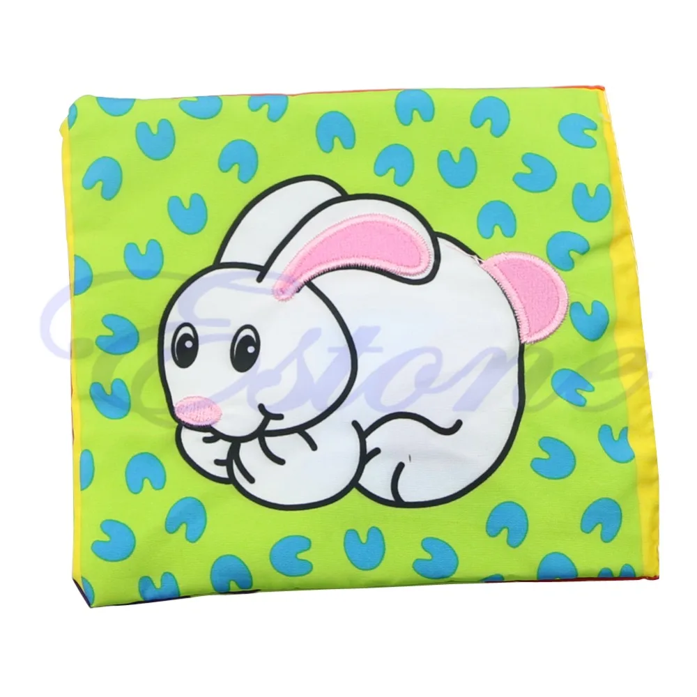  Baby Toys Crib bumper Baby Cloth Book Baby Rattles Knowledge Around Multi-Touch Colorful Bed Bumper