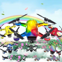 For DJI Spark Colorful ink stickers Drone Colorful Protective PVC 3M Skin Cover Sticker For DJI Spark Camera Drone Accessories