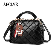 AECLVR новые тканые сумки трендовая модная сумка сумки через плечо для женщин Сумка через плечо романтическая подушка сумка bolsa feminina