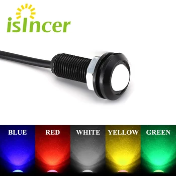 

Car Styling 1pcs 18MM Car Led Eagle Eye DRL Daytime Running Lights led 12v Backup Reversing Parking Signal Automobiles Lamps drl