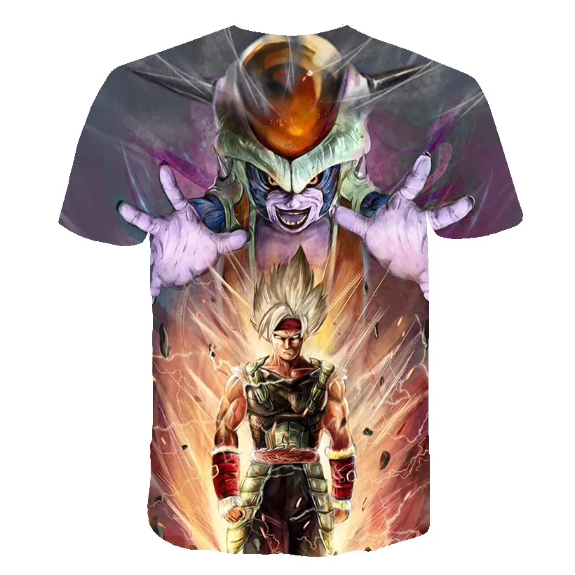 BZPOVB 3D футболка аниме Dragon Ball Z Goku летние модные футболки для мужчин/мальчиков