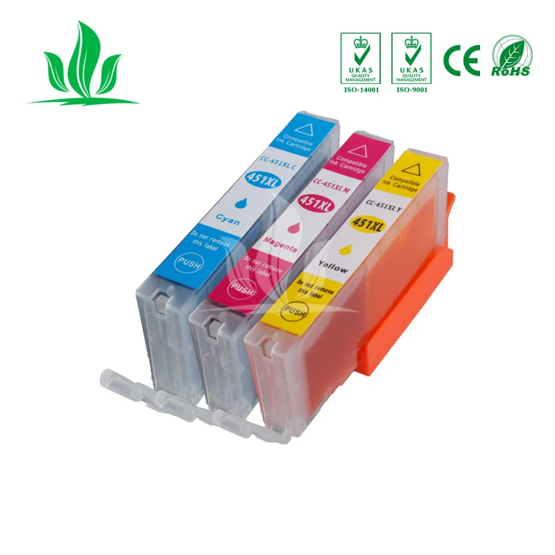 450XL 3 XCMY совместимые чернильные картриджи для canon PIXMA MG5440 MG5540 MG6440 IX6540 MX924 принтер