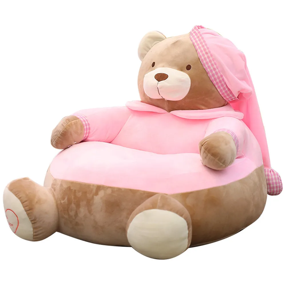 55 см Прекрасный мультфильм детский диван кресло плюшевое сиденье детское гнездо спальная кровать подушка для взрослых плюшевый медведь плюшевые игрушки
