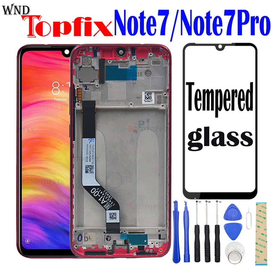 Original For Xiaomi Redmi NOTE 7 LCD Touch Screen digitizer Assembly ...
