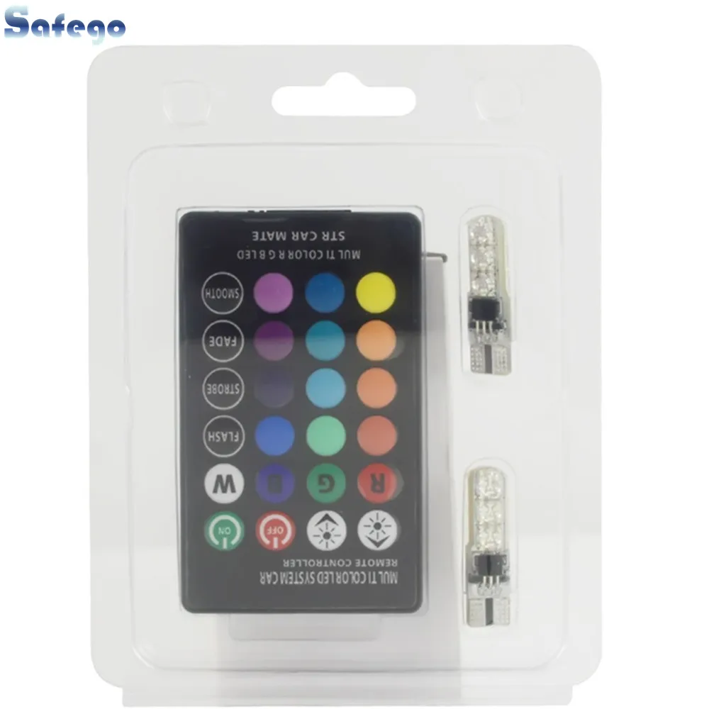 carcob colorful auto lamp of infrared ray remote control