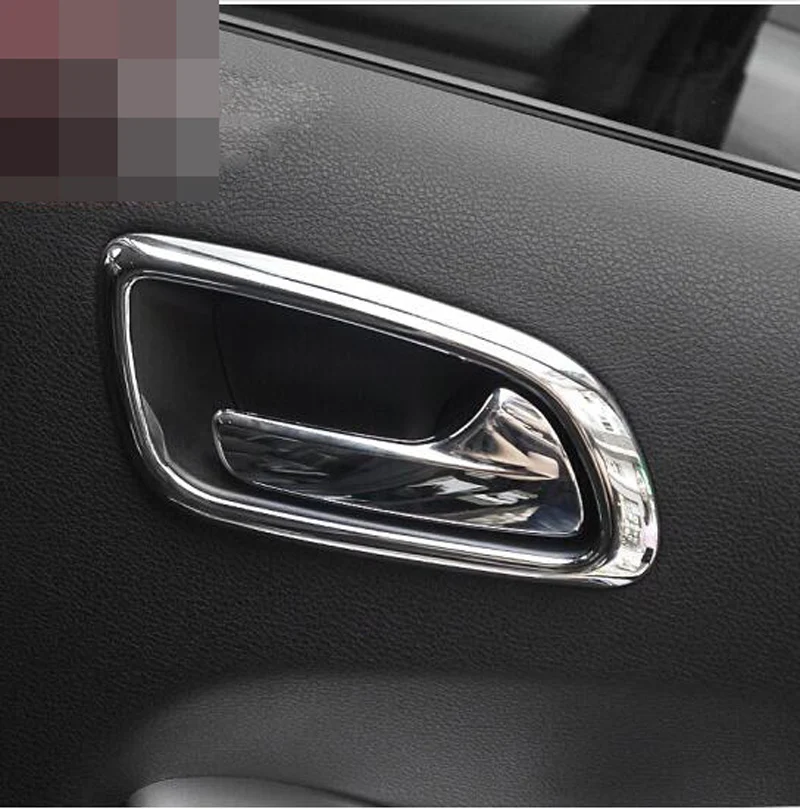 Для Dodge путешествие JUCV Fiat Freemont 2011 2012 2013 интерьер дверная ручка Чаша вставка накладка Панель автомобильные аксессуары