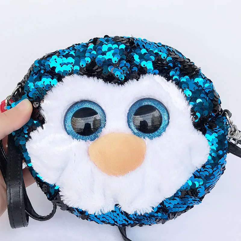 2018 TY 8/" COCONUT Monkey Fashion Flippy Color Changing Sequin Glam Purse Strap