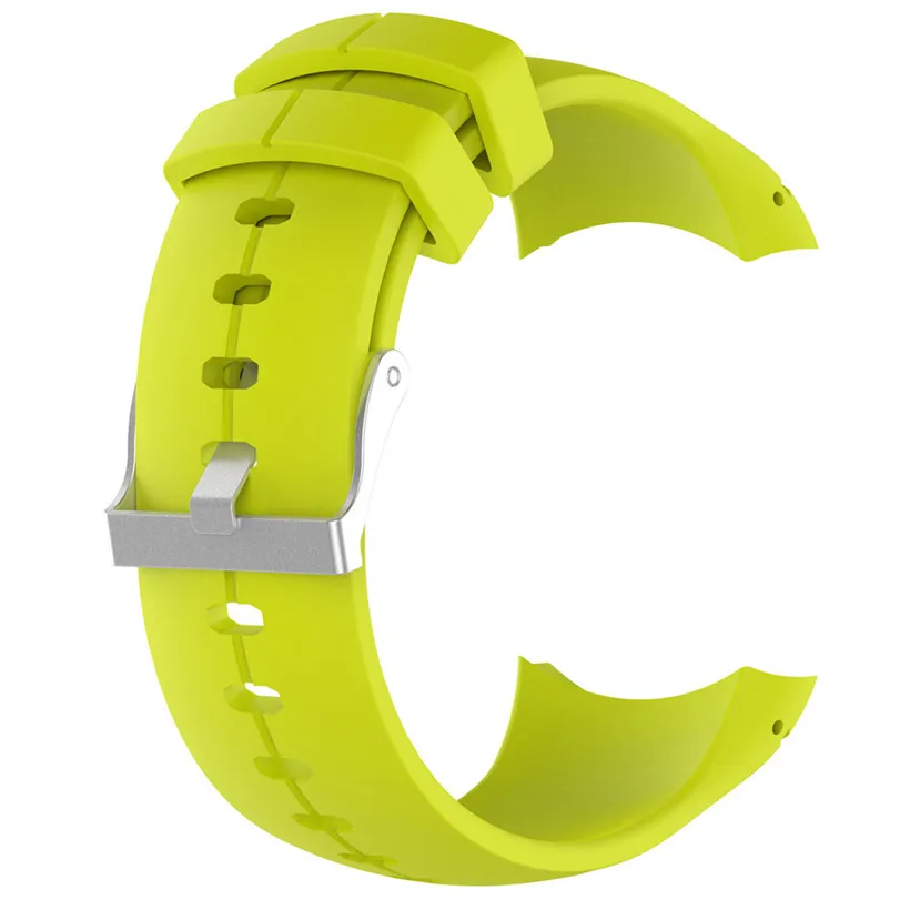 CARPRIE браслет Роскошные резиновые часы замена ремешок для Suunto Spartan ультра часы Прямая поставка 1130 - Цвет: Цвет: желтый