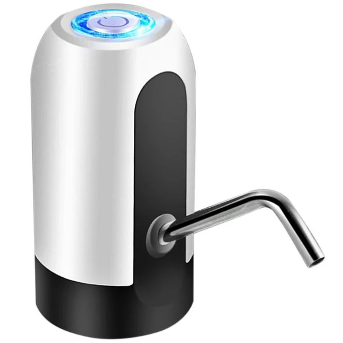 Водяной диспенсер для бутылочного насоса зарядка через usb автоматический насос для питьевой воды Портативный Электрический диспенсер для воды водный дозатор для бутылки - Цвет: White