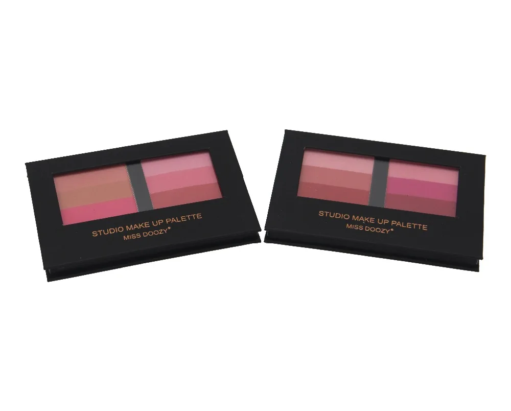 

Professional Blush 3-in-1 6 colors Mineral Contour Face powder shading power Makeup Cheek Blusher