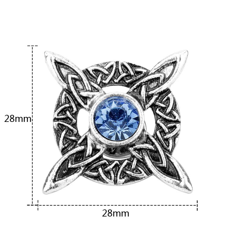 

dongsheng jewelry Viking Trinity Knot Cross Brooch pins broche Vintage Accessories brooches for women Man Gifts