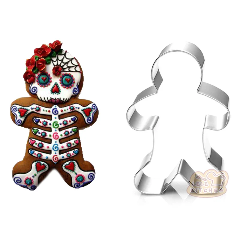

1pcs patisserie reposteria gateau Skull Molds Metal Cookie Cutter Sugar Fondant Cake Decor Tools Biscuit Paste Pastry Shop Mould