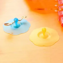 Анти-пылезащитный колпачок крышка чашки 10,3 см мультфильм крышка новинка подарок можно зафиксировать ложку случайный цвет