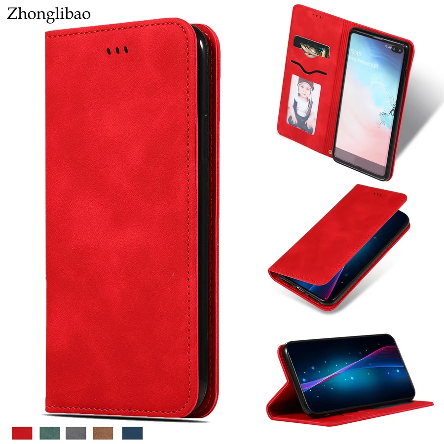 

Luxury Flip Leather Case for Samsung S10 S9 S8 Plus Note 10 9 8 S10e M10 A10 A20 A30 A40 A50 A70 A7 A8 A9 J4 J6 Plus 2018 Cover