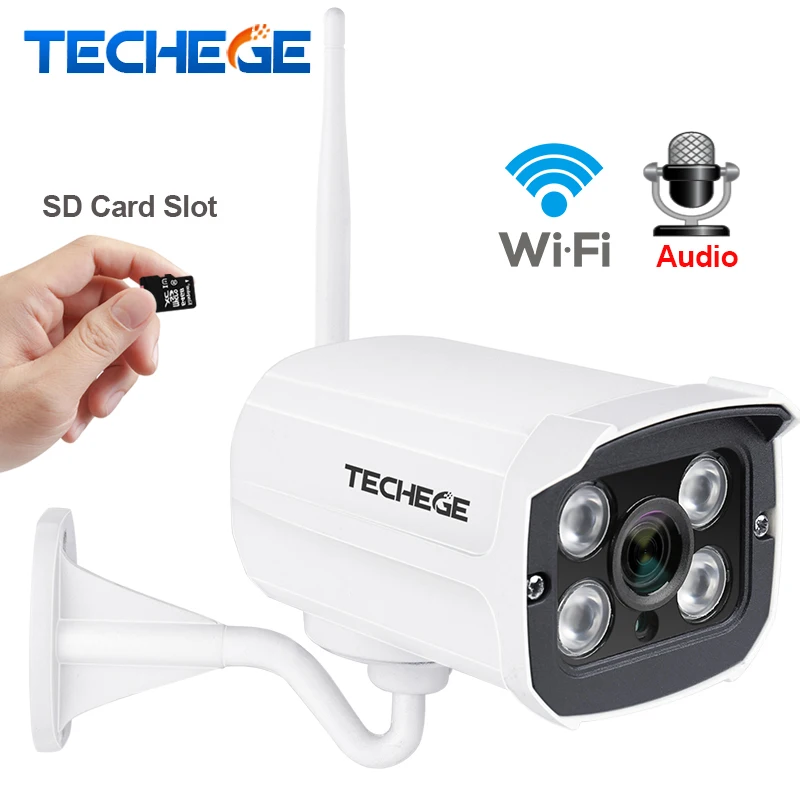 Techege MINI 1280 720P WIFI IP Camera Waterproof HD Network 1 0MP Wifi Camera Nignt Vision
