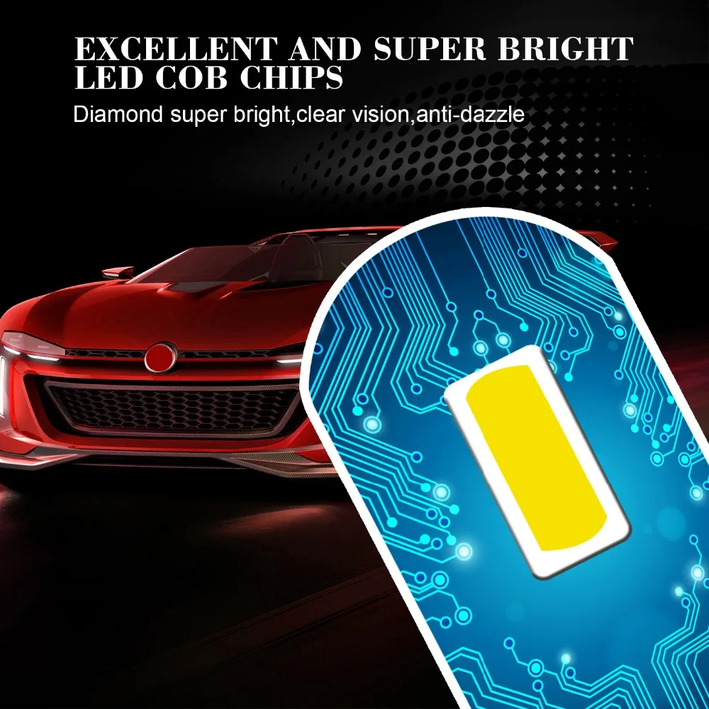 AOTOMONARCH Hot Sale 4 Sides H7 LED Car Headlight H4 H11 H8 H9 9005 9006 LED Car Light Lamp Super Bright 6000K 8000lm Box DE AOTOMONARCH Hot Sale 4 Sides H7 LED Car Headlight H4 H11 H8 H9 9005 9006 LED Car Light Lamp Super Bright 6000K 8000lm Box DE