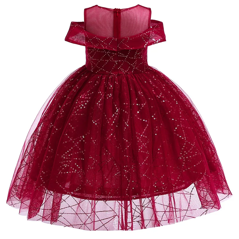 Платье с цветочным узором для девочек; торжественное вечернее платье на свадьбу, День рождения; детское платье; костюм принцессы; элегантная одежда для подростков; vestido infantil