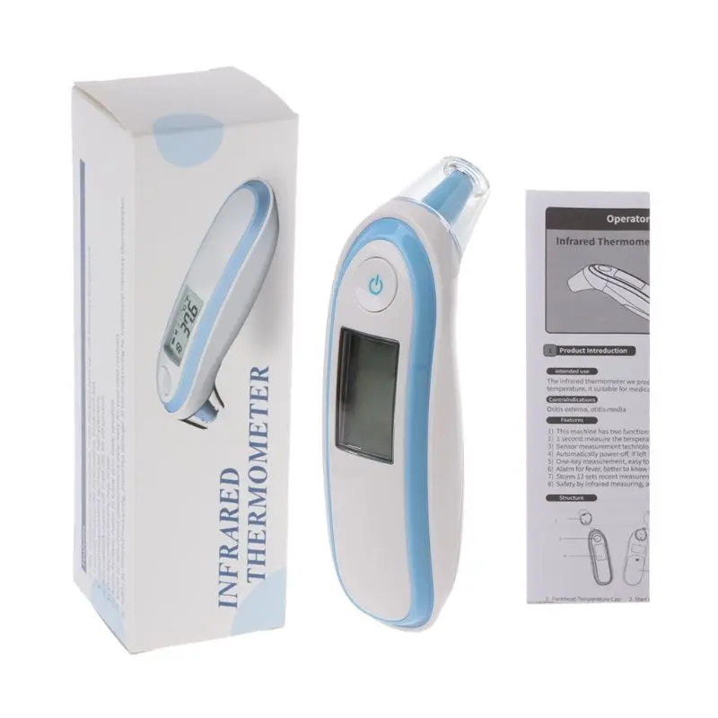 Термометр для ушей и лба цифровой медицинский инфракрасный термометр для детей и взрослых по Фаренгейту и Цельсию Converti
