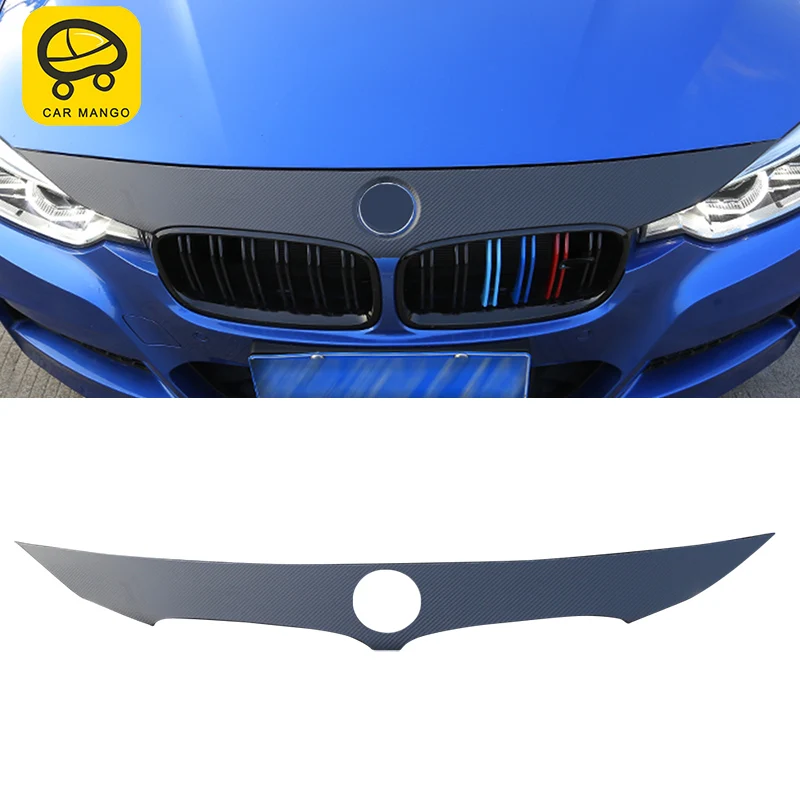 

CAR MANGO For BMW 3 series F30 2018 Auto Car Engine cover sticker trim Sticker Cover Accessories
