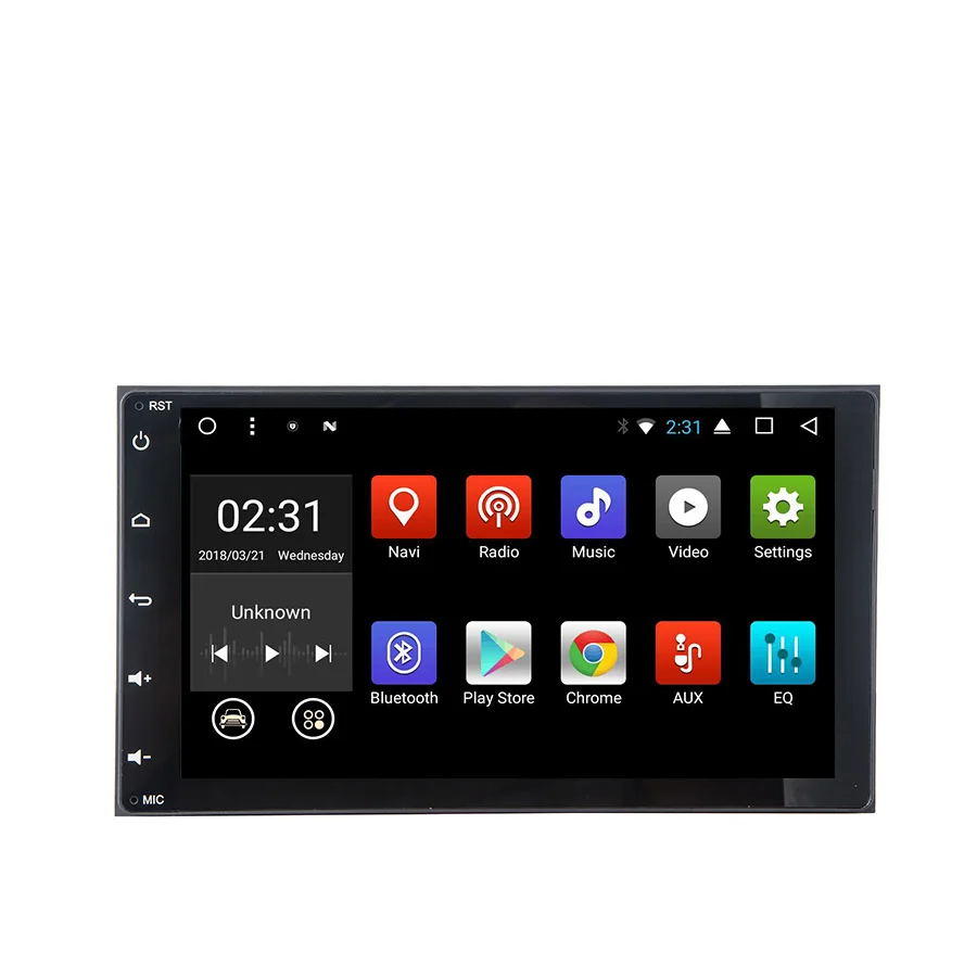 Discount Asvegen Touch Screen 10.1 inch Android 7.1Quad Core Car Auto WIFI Radio Multimedia Player GPS Navigation For Toyota Sienna 2015 2