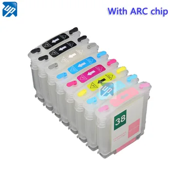 

UP brand 8pcs for 38 refillable Ink cartridge ciss for Photosmart Pro B9180 B9100 B8850 B9180 B9180GP C9412A C9413A