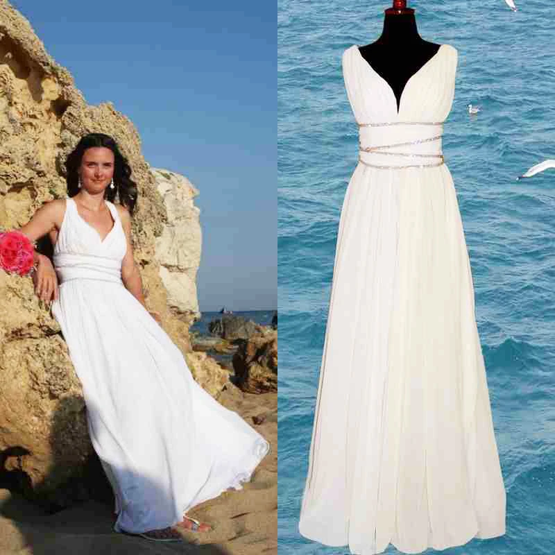 white dress for outdoor wedding