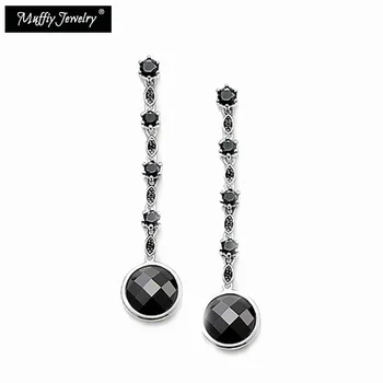 

Black Stars Drop Earrings,Thomas Style Glam Fashion Good Jewerly For Women,2017 Ts Gift In 925 Sterling Silver,Super Deals