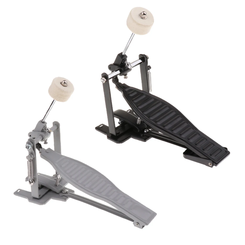 Single Foot Pedal with Drum Wool Beater Single Chain Drive Percussion Instruments Replacement for Drum Lovers 